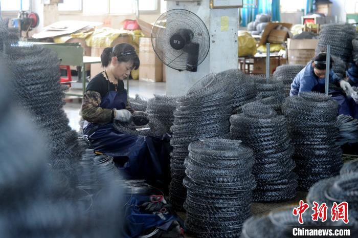 臺商呂榜洲的企業(yè)生產(chǎn)車間?！埥鸫?攝