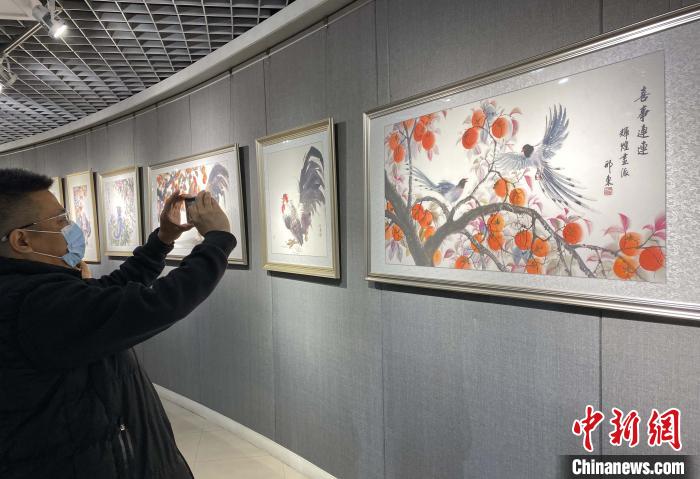 辛丑年清明公祭軒轅黃帝(第十四屆)海峽兩岸名家書畫展3日在西安啟幕?！堃怀?攝