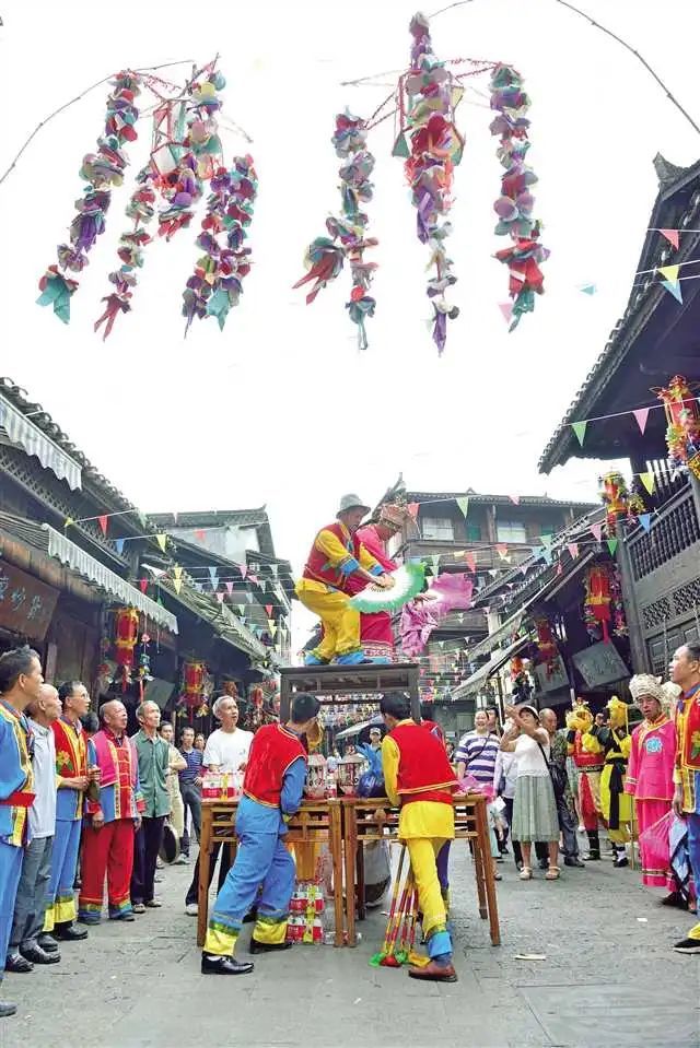 花燈表演