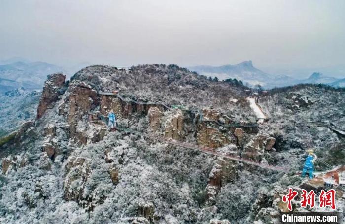 馬仁奇峰景區(qū)大雪暫停開(kāi)放 安徽省文旅廳供圖