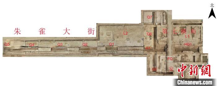 工地考古遺跡正射影像總圖?！￡兾魇∥奈锞止﹫D