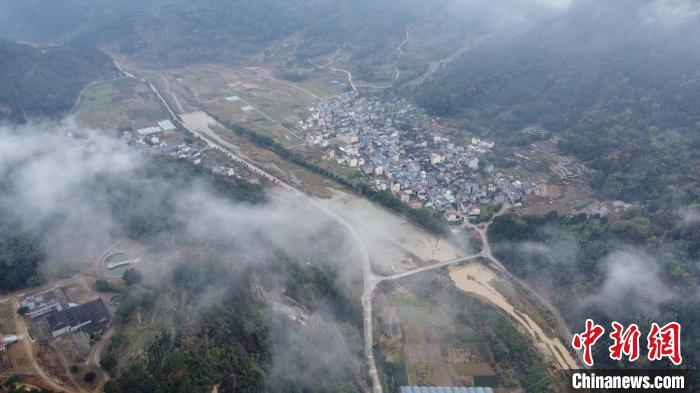 黃田村村貌。　余汕康 攝