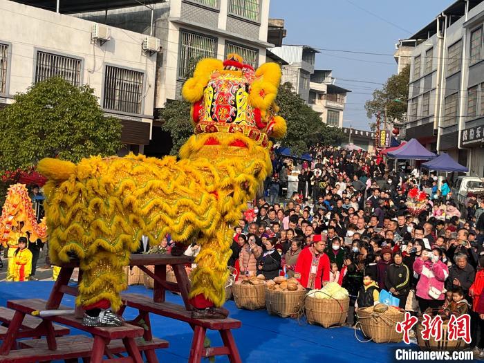 湘粵桂數(shù)萬(wàn)瑤胞“趕鳥”話豐收。　江永縣委宣傳部供圖