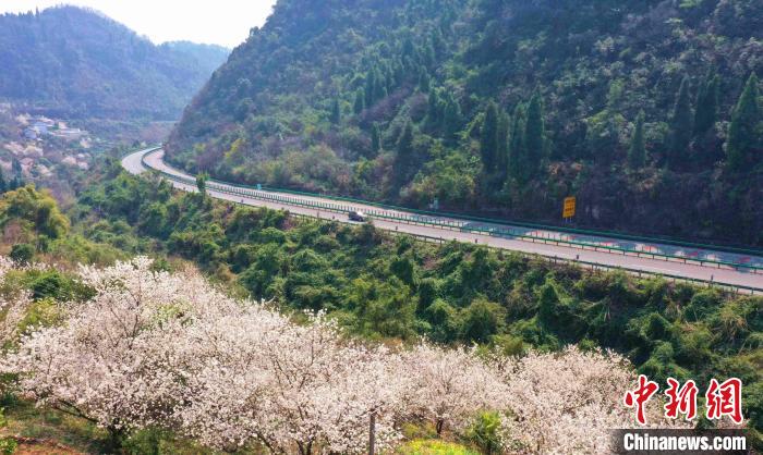 三峽專用公路穿越崇山峻嶺?！∶璐?攝