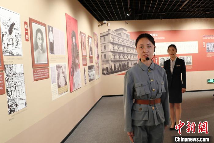 展覽上演情景式講解 黃埔軍校舊址紀(jì)念館 供圖