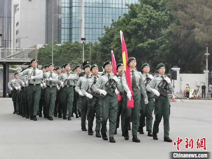 香港青少年軍匯操檢閱儀式暨年度獎項頒獎典禮在港舉行