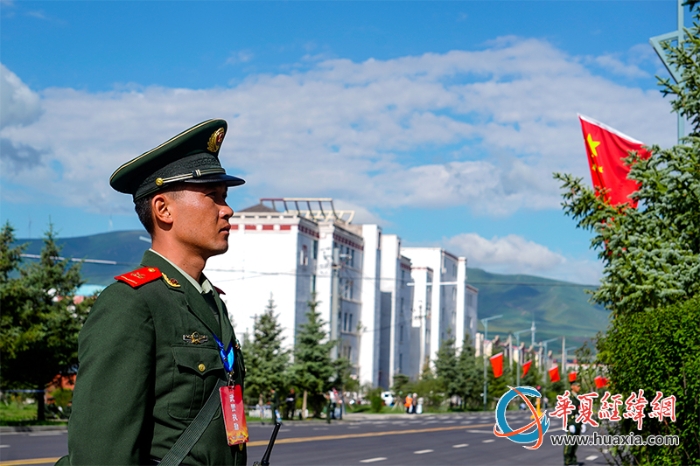 圖5-武警官兵定點執(zhí)勤