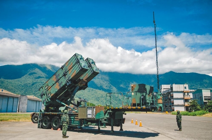 臺(tái)海軍將建造6座岸置魚(yú)叉導(dǎo)彈陣地與9座岸置雄風(fēng)導(dǎo)彈陣地。圖片來(lái)源：臺(tái)灣《中國(guó)時(shí)報(bào)》。