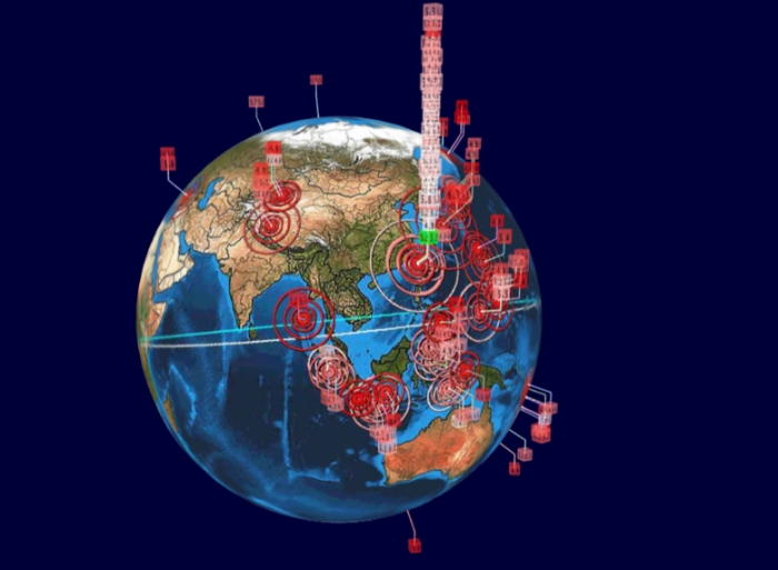 臺灣地區(qū)近日狂搖，7天內(nèi)地震次數(shù)堆棧宛如摩天大樓